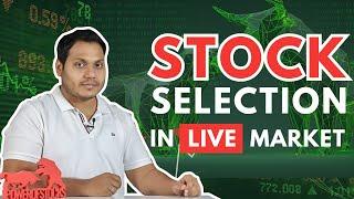 Stock Selection In Live Market