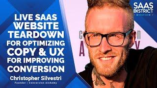 Chris Silvestri: Live SaaS Website Teardown for Optimizing Copy & UX for Improving Conversions # 168