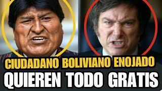 CIUDADANO BOLIVIANO ENOJADOPOR QUE LA ARGENTINA EMPEZO A COBRARLES A LOS EXTRANJEROS LA SALUD