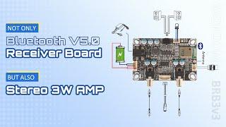 Qualcomm CSR QCC3034 Bluetooth BT V5.0 aptX HD Receiver Board with Stereo 3W Audio Amplifier Board