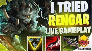 I Finally Tried Rengar and This Happened... - Wild Rift HellsDevil Plus Gameplay