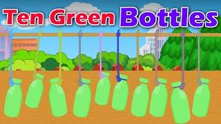 Ten Green Bottle | Kids Number Songs | Number Song | Kidda Junction