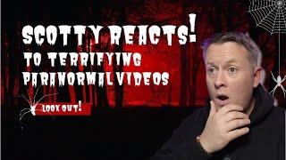 A Psychic Medium Police Officer Reacts to Terrifying Paranormal Videos!