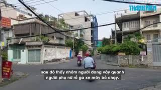 베트남 남부 호치민 오토바이 소매치기 모습
