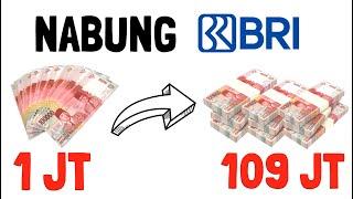 1 Juta / Bulan  Dalam 5 Tahun Menjadi 109 Juta  - Cara Menabung Saham di BRI