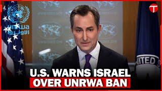 U.S. Says 'Could be Consequences' Following Israel's UNRWA Law | The Express Tribune