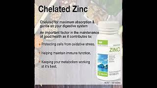 CHELATED ZINC - FOR MAXIMUM ABSORPTION OF FOOD NUTRIENTS