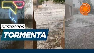 GRANIZO, viento e intensa lluvia | Videos de la fuerte tormenta en Córdoba