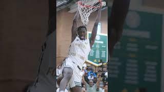 AJ Dybantsa mic’d up at the Drew League #basketball #nba #micdup #aau #drewleague
