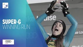 Sofia Goggia (ITA) | Winner | Women's Super-G | Lake Louise | FIS Alpine