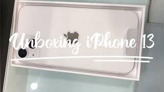 Unboxing iPhone 13|