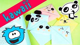 6 DIY Kawaii bookmarks for books | Origami Paper | SIMPLE kawaii BOOKMARKS own hands