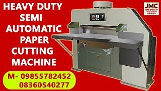 Heavy Duty Semi Automatic Paper Cutting Machine Amritsar Punjab M- 08360540277