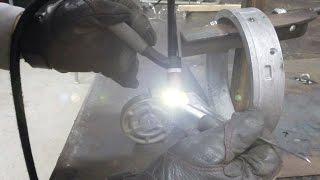 Welding a cast aluminum part for my friends at Metal Tips and Tricks  and Abom79