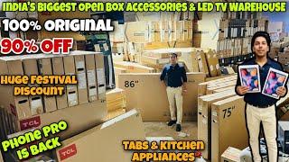 Open Box Accessories, Tabs & LED TV | 90% OFF | 100% Original | Capital Darshan