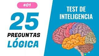 25 preguntas de lógica  Test de inteligencia  Nivel I  Trivia