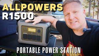 ALLPOWERS R1500 Power Station | 1800w/1152wh Overlanding Solar Generator Beast! Review & Test