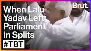 When Lalu Yadav Left Parliament In Splits #tbt