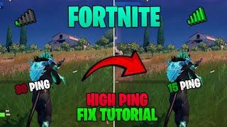 Fortnite High Ping Fix Tutorial | Low Ping