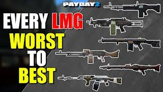 Every LMG ranked WORST to BEST (Payday 2)