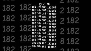 find 128 in 182