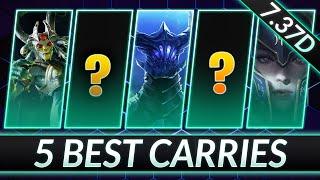 TOP 5 NEW BROKEN CARRIES in 7.37d - Best META Pos. 1 Heroes - Dota 2 Meta Guide