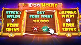 So I Bought a $10,000 Dog House Megaways Bonus.. again.