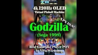 Godzilla (Sega 1998) by VInWorkshop - Blender Toolkit, Dynamic Shadows. VPX Visual Pinbal 10.8.