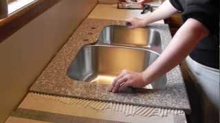 Lazy Granite Kitchen Countertop Installation Video