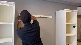 How to install the Pottery Barn Aubrey 4-Piece Entryway Set With Cabinets.