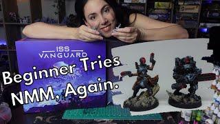 Beginner Tries Non Metallic Metal Painting - ISS Vanguard Miniature Backvlog 13