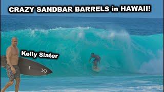 CRAZY SANDBAR BARRELS w/ KELLY SLATER!