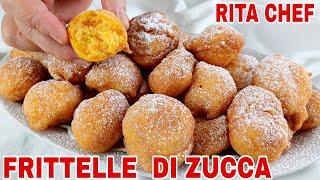 FRITTELLE DI ZUCCA DOLCIRITA CHEF | Frittelle d'autunno super soffici e deliziose.