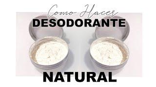 Como hacer Desodorante natural  - Despídete del mal olor!