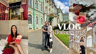 Санкт Петербург VLOG | Праздную день рождения | Эрмитаж, соборы и романтичные улочки Питера