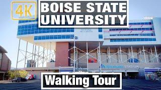 4K City Walks - Tour Boise State University - Boise Idaho - Virtual Walking Trails for Treadmill