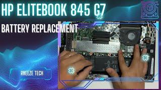 How to Replace Battery on HP EliteBook 845 G7 — Step-by-Step Tutorial