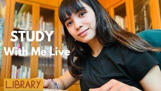 3.5 -Hour Study With Me Live at UBC Library | 90/10 Rule for Productivity & Focus