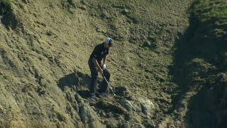 Jim Furyk's shot from the rocky cliffs at AT&T Pebble Beach