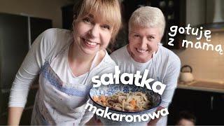 Gotuję z Mamą! - Sałatka z makaronu soba - pyszne danie z prostych składników z orientalną nutą