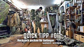 Rucksack packen für Bushcraft und Outdoor. (Anleitung für Anfänger) Tactical Bushcraft & Gear.