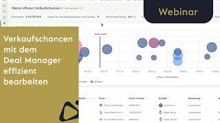 Tutorial: Verkaufschancen effizient bearbeiten mit dem Deal Manager von Microsoft Dynamics 365 Sales