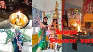 VLOG : sawan ka phela somvar! Vart special! hema bisht vlog