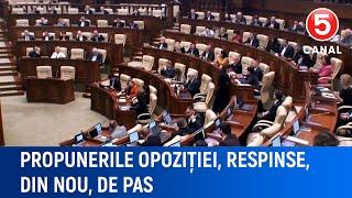 Propunerile opoziției, respinse, din nou, de PAS