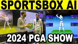 SportsBox AI Golf Swing Analyzer Software & Cameras (2024 PGA SHOW)