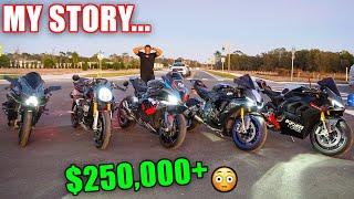 FULL TOUR Of My SUPERBIKE COLLECTION  | Ninja H2, M1000rr, R1M, Panigale V4 SP2, Brutale 1000RR