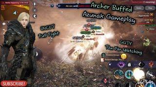 Black Desert Mobile Archer Azunak After Buffed, When nub try hard to be Pro Archer , GGTY 