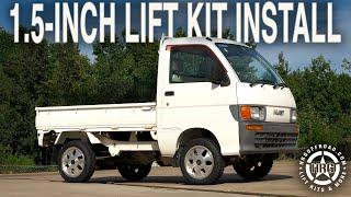 How to lift the Daihatsu Hijet with the HRG Offroad lift kit!