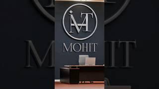 Mohit name logo design  #trending #shorts #viral #short #mohit #logo #artist