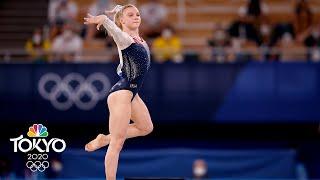 Jade Carey's full gold medal winning floor routine at Tokyo Olympics | NBC Sports